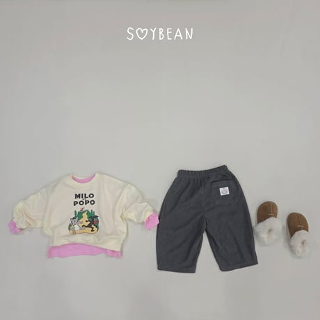 soybean/78. plan ) loose fit long sleeve T-shirt JS-JL