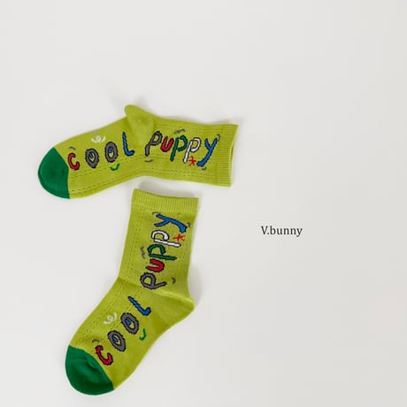 vbunny/78. puffy socks set M(130-150)-XL(180-210)