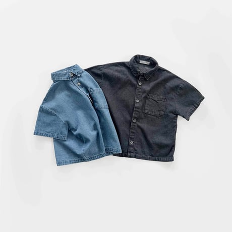 fromi/93. over denim shirt S-XL