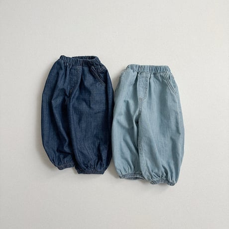 minirobe/22.  Slub denim jogger pants  S-XL