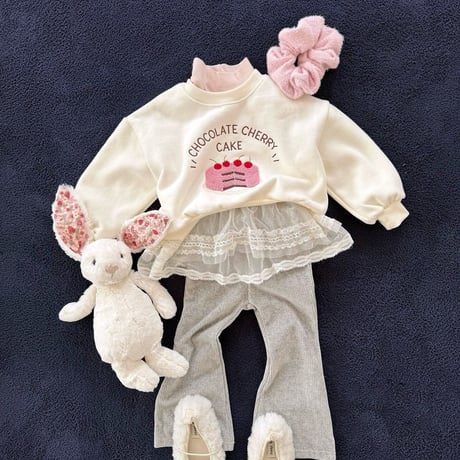 melikey/7. pompom sha fril T-shirt XS-XL