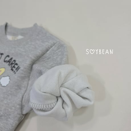 soybean/116. plan ) bunny fril wide updown set XS-XL