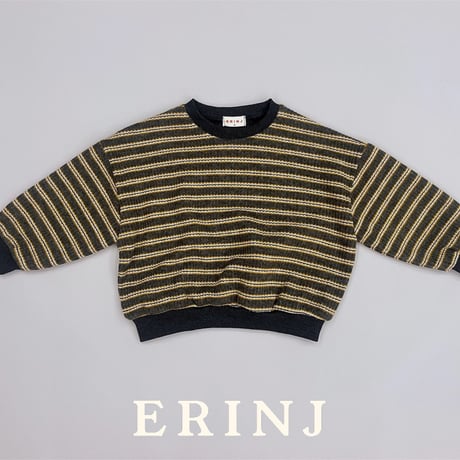 erinj/3. two color knit man-to-man S-XL