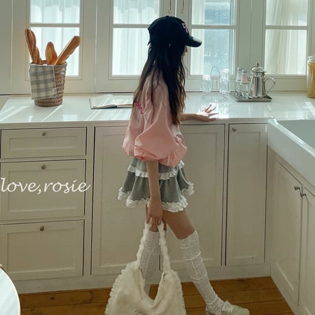 loverosie/44. lace fril kangkang skirt 3XL