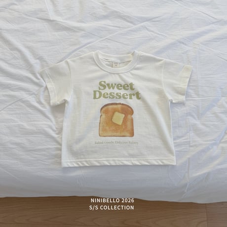 ninibello/3. dessert half t T-shirt XS-XL