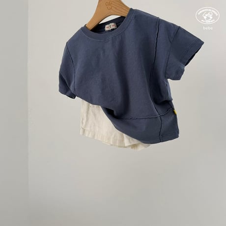 gou/160. B- pin tuck half T-shirt 2(6-12M)-3(12-18M)