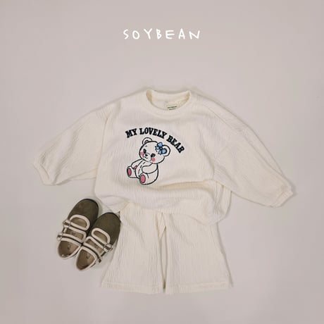 soybean/96. bear knit updown set JS-JM