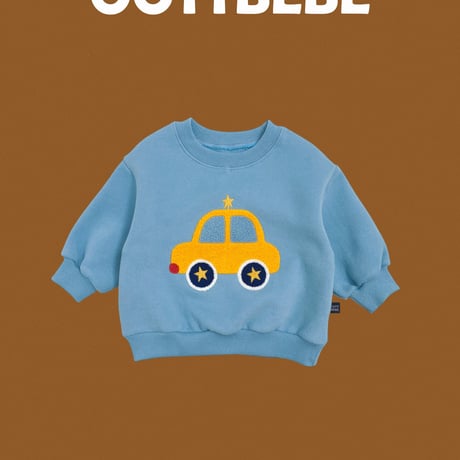 oottbebe/45. kids Vroom man-to-man XS(0-1Y)-XL(4-5Y)