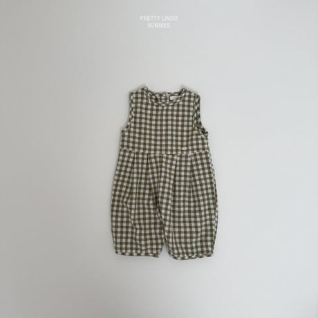 lindo/25. check jump suit XS-XL