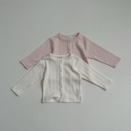minirobe/6. Eyelet Cardigan  S-XL