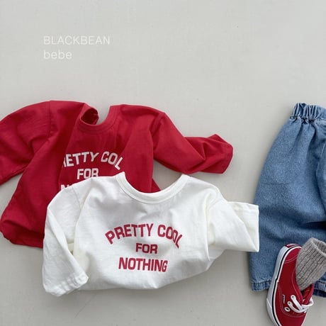 blackbean/12. normal bebe T-shirt S-M
