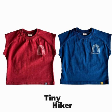 tinyhiker/5. rainbow raglan T-shirt XS-XL