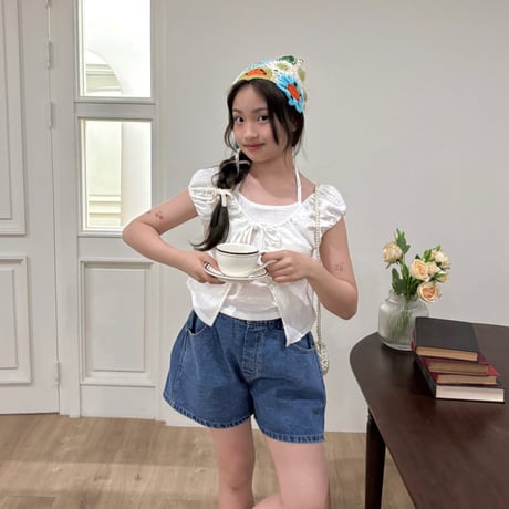 matilda/159. wrinkle sleeveless set 5-13