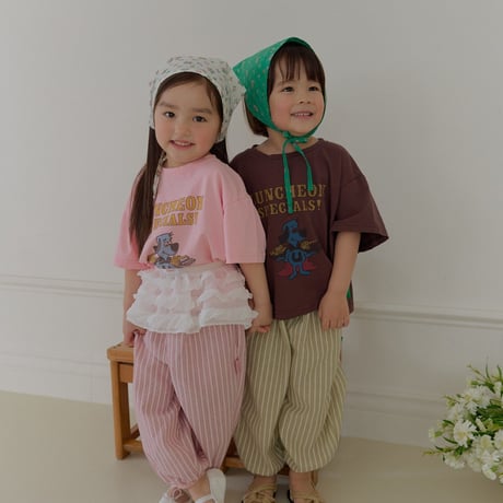 hans/33. cherry stripe pants XS-XL