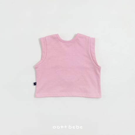 oottbebe/63. lucky friends vest XS(1-2Y)-XL(6-7Y)