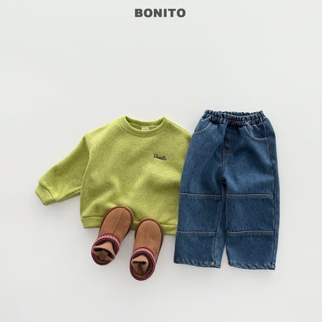 bonito/66. voca knit man-to-man 12M-XL