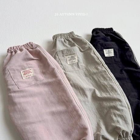 vividi/15. line label baslack jogger XS-XL