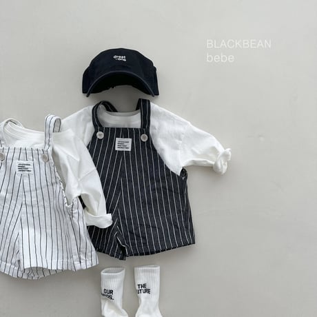 blackbean/22. overalls set S-M