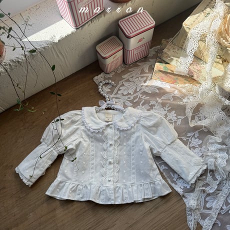 marron/48. frost blouse XS-L