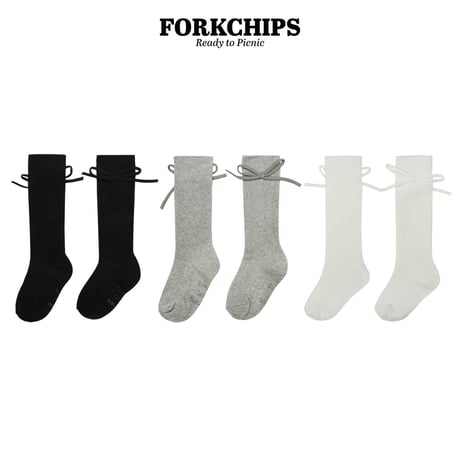 forkchips/88. pure knee socks S(3-4Y)-JS(11-12Y)
