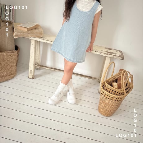 log101/93. st denim one-piece JS-JM