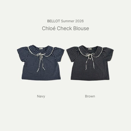 bellot/30. loe check blouse JS-JM