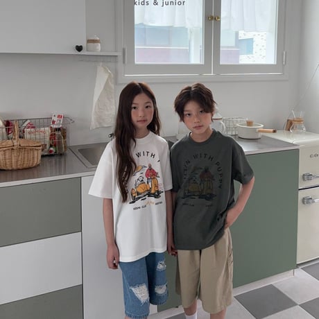 owen/50. with puffy half t T-shirt JS-JXL
