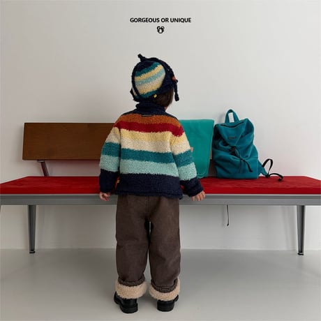 gou/102. colorfully cardigan JS(8-9Y)-JL(10-11Y)
