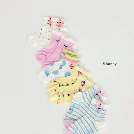 vbunny/81. bb chu socks set M(130-150)-XL(180-210)