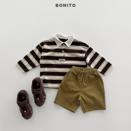 bonito/48. st collar T-shirt 12M-XL