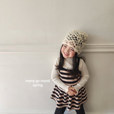 merrygoround/34. ST shirring sleeveless XS-2XL