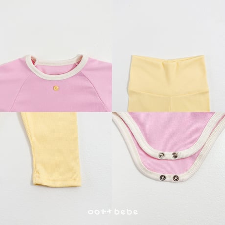 oottbebe/7. picnic ( modal golgi ) suit S(0-6M)-M(6-12M)