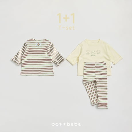 oottbebe/14. sei otte 1 + 1 ( kids ) T-shirt XS(1-2Y)-XL(6-7Y)