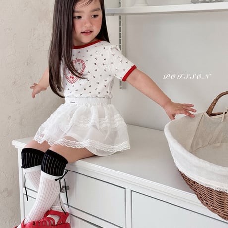 poisson/76. mini cherry T-shirt JS-JM