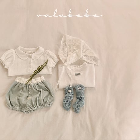 valubebe/77. two color button pumpkin pants 6M-S