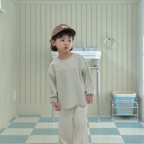 thebeige/11. Contrast long sleeve T XXS-L