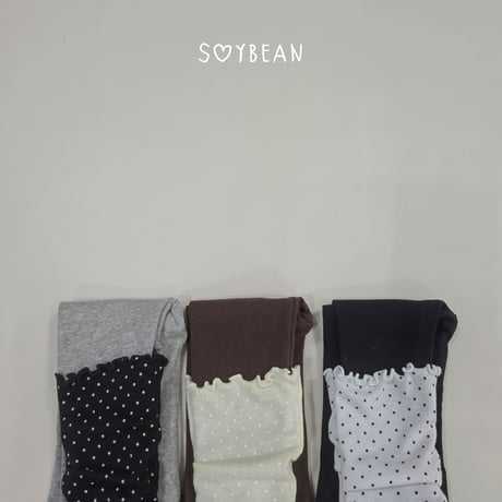 soybean/88. plan ) dot leg  warmer leggings XS-XL