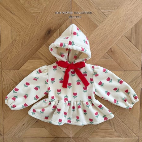 melikey/36. flower fril T hood JS-JM