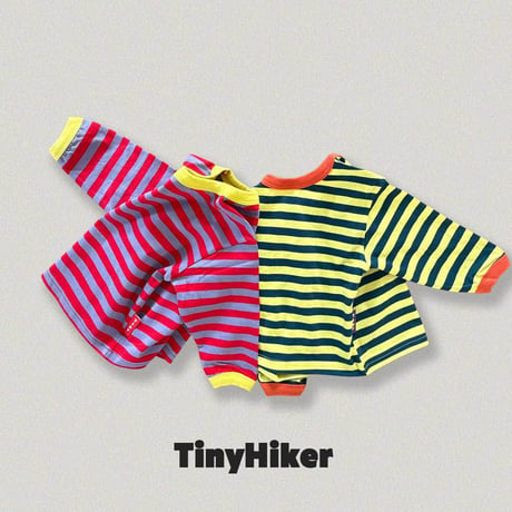 tinyhiker/11. fre stripe T-shirt XS-XL