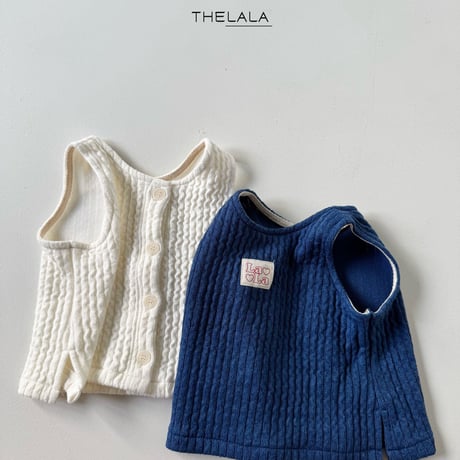 thelala/9. weav vest XS-XL