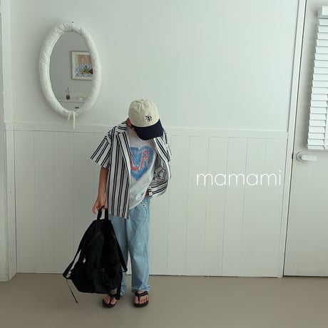 mamami/106. stripe summer shirt JS-JL