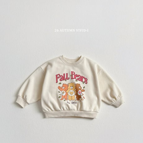 vividi/101. bear man-to-man XS-XL