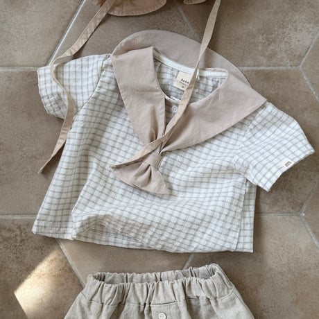 bebeholic/35. sailer marine blouse S(3-6M)-L(12-18M)