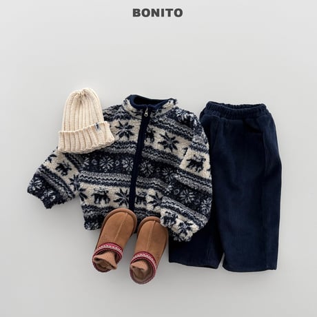 bonito/31. Nordic jumper zipup 12M-XL