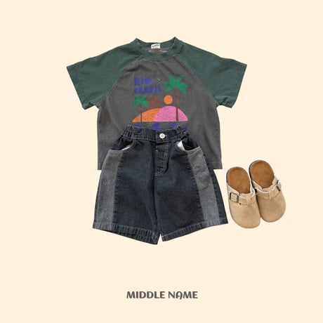 middlename/49. two color denim pants S-XL