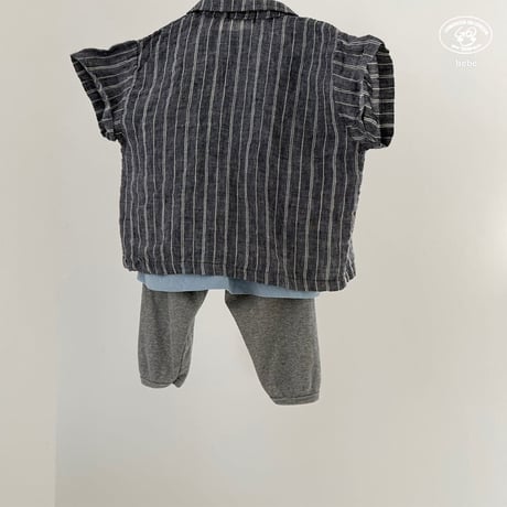 gou/171. B- linen shirt 2(6-12M)-3(12-18M)