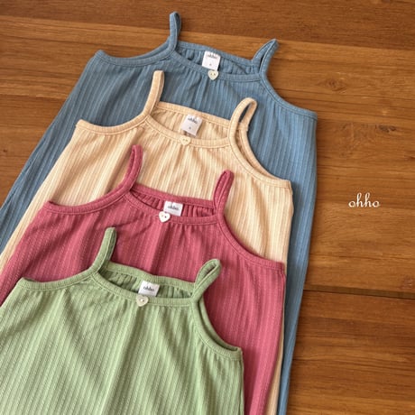 ohho/21. fruit sleeveless one-piece S-2XL