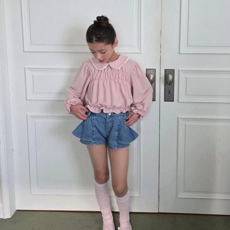 ellymolly/107. rora round collar blouse 5-11