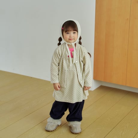 hans/13. velvet dot cardigan XXS-JS