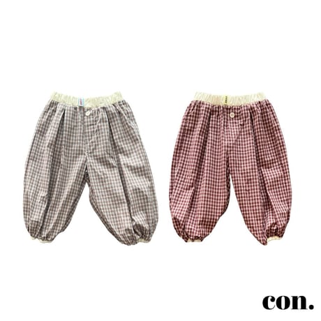con/2. check pumpkin pants XXS-M